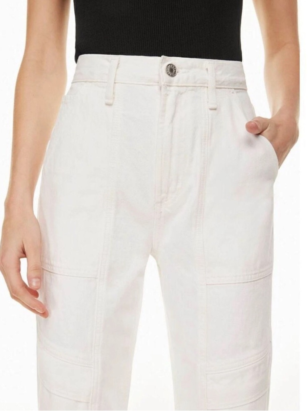 Agolde Cooper Cargo Straight Leg
Jeans White Sz 27 - Picture 5 of 16